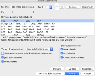 Chord Substitutions - Manual